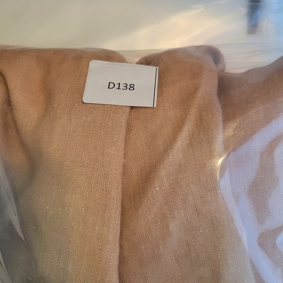 STAUD Womens Laura Linen Maxi Dress Spaghetti Strap Beaded Size Medium Orange - Picture 10 of 10